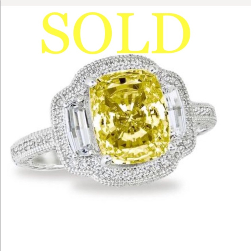 Lafonn canary ring